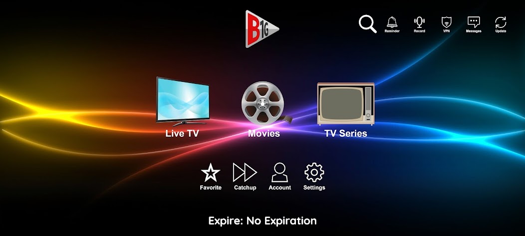 B1g Player IPTV UK Live TV Streaming